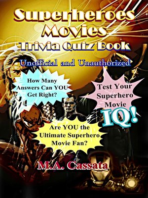 cover image of The Superheroes Movies Trivia Quiz Book